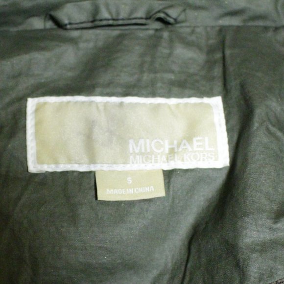 Michael Kors Olive Green/Black Jacket Size L - Picture 8 of 8